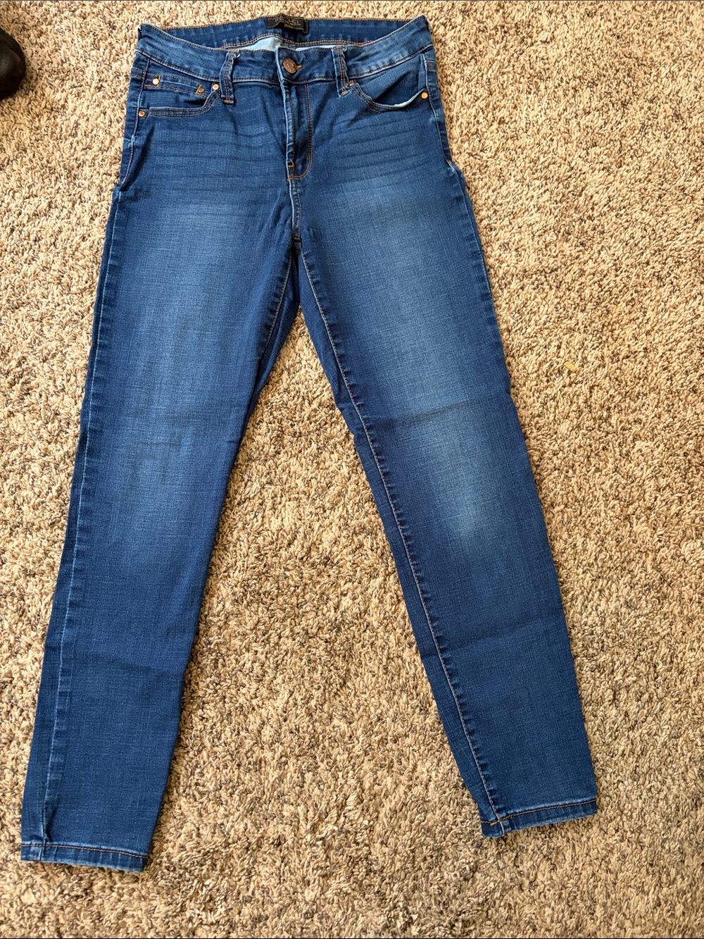 RACHEL Rachel Roy Medium Blue Stretch Skinny Jeans